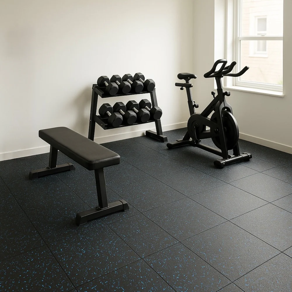 Gym flooring for fitness studios and workout rooms