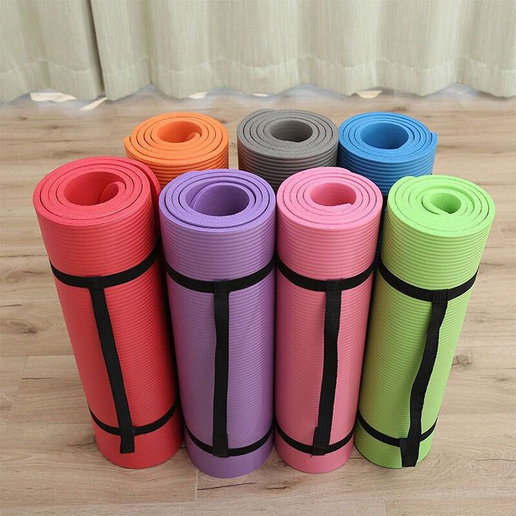 Portable yoga mat for workout and travel use