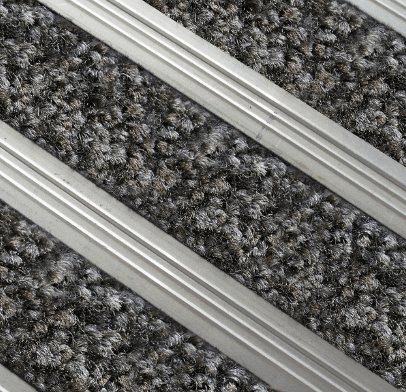 Branded and decorative retail mats for customer facing spaces