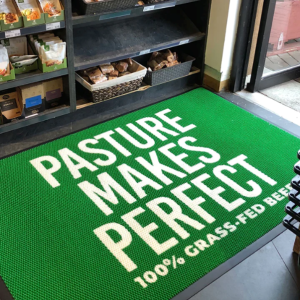 Personalised matting for offices and retail entrances