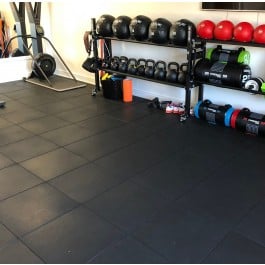 Heavy duty gym mats for free weight and strength training areas